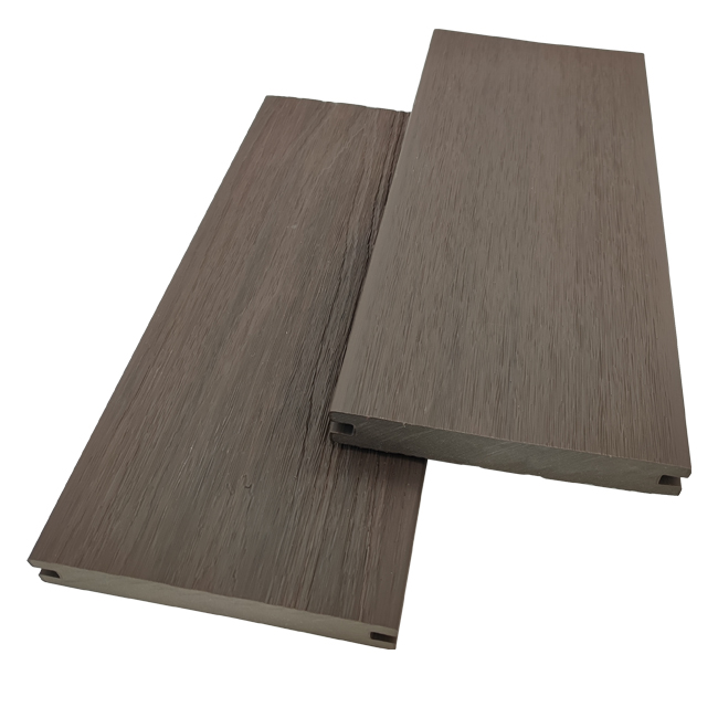 23x138mm Advanced Technical Double Colors Chinese Capper Composite/Solid WPC Decking Boards